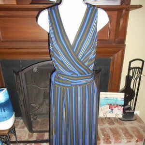 NWOT Tahari dot stripe dress, size 6